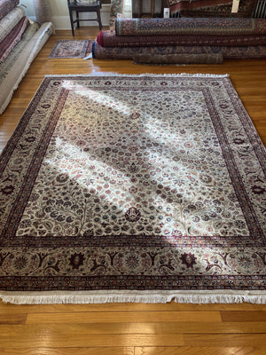 9'9" X 7'11" Vintage Persian Tabriz