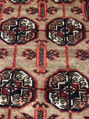 2'8" X 4'7" Vintage Tekke Turkmen Prayer Rug [SH-177]