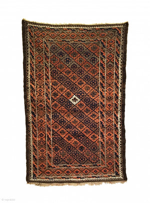 2’5" X 4’4" Late 19th Century Baluch Rug