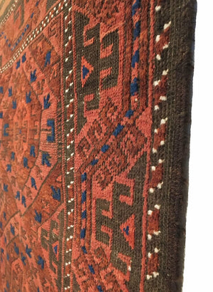 3'1" X 5'3" Antique Baluch Small Rug