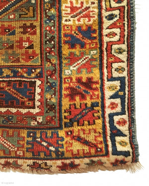 4’2" X 5’5" 19th Century Anatolian Megri Rug