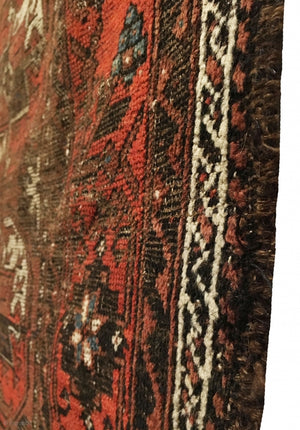 4’ X 6’7" Early 19th Century Baluch Rug