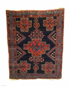 3’8” X 4’8” 19th Century Afshar Rug