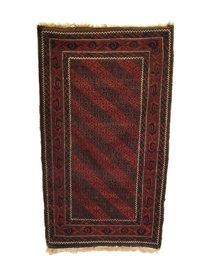 3'2" X 5'6" Antique Persian Baluch Rug