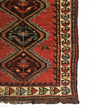 2’9" X 4’7" 19th Century Persian Veramin Rug