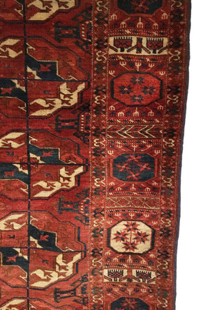 6'8" X 8'6" Antique Tekke Main Carpet