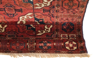 6'8" X 8'6" Antique Tekke Main Carpet