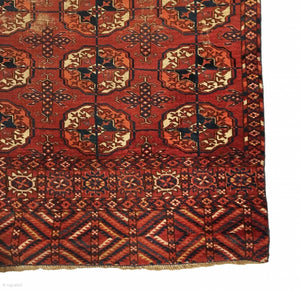 3’0" X 4’11" 19th Century Tekke Small Main Carpet