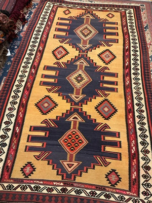 10'1" X 5'9" Kuba Caucasian Kilim [SH-071]