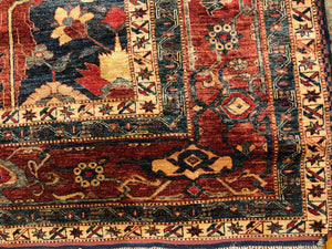 8'7" X 12' Vintage Caucasian Rug