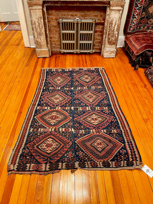 Antique Turkish Kilim 3’10 x 5’10