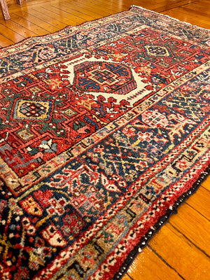 Vintage Persian Karaja 3'1" x 4'6"