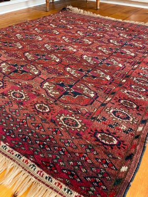 Antique Tekke Small Rug 3'6 x 3'10