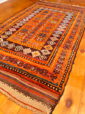 3'1 X 5'5 Vintage Kurdish Baluch Rug [TAK0047]