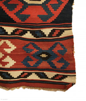 On hold 10’9” x 3’0” 19th Century Caucasian Kilim [RR-0036]