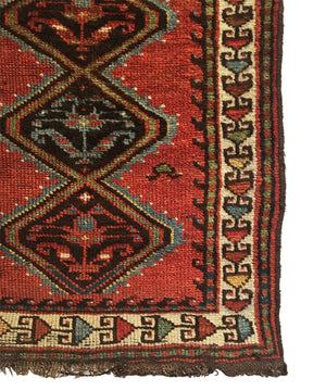 Antique Persian Veramin Tribal Rug